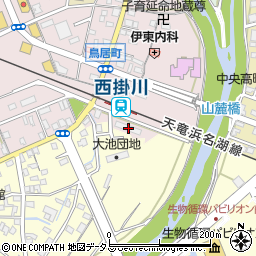 静岡県掛川市大池934周辺の地図