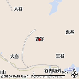 京都府相楽郡精華町下狛袋谷周辺の地図