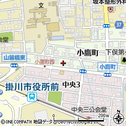 静岡県掛川市小鷹町173周辺の地図