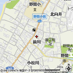 愛知県知多郡美浜町野間前川23-2周辺の地図