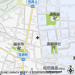 静岡県浜松市中央区笠井町24周辺の地図