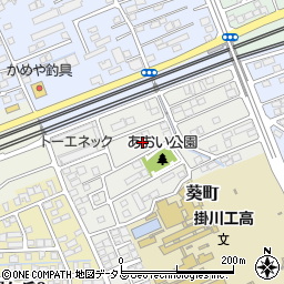 静岡県掛川市葵町6周辺の地図