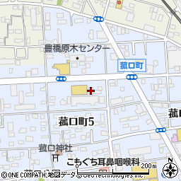 豊川信用金庫菰口支店周辺の地図