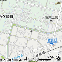 静岡県浜松市中央区積志町447周辺の地図