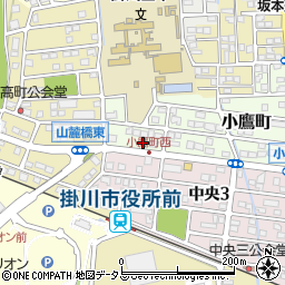 静岡県掛川市小鷹町183周辺の地図