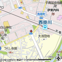 静岡県掛川市大池922周辺の地図