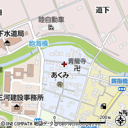 愛知県豊橋市飽海町36周辺の地図