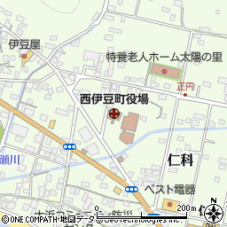 静岡県西伊豆町（賀茂郡）周辺の地図