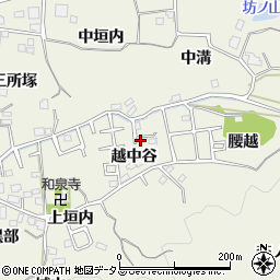 京都府木津川市山城町平尾越中谷85-10周辺の地図