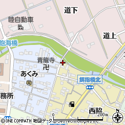 愛知県豊橋市東田町西脇2周辺の地図