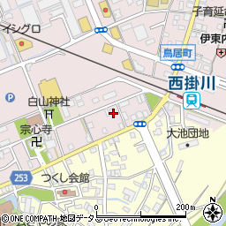 静岡県掛川市大池832周辺の地図
