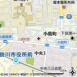 静岡県掛川市小鷹町172周辺の地図