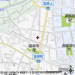 静岡県浜松市中央区笠井町241周辺の地図