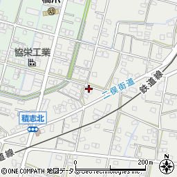 静岡県浜松市中央区積志町151周辺の地図
