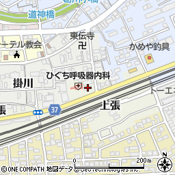 Ｊネットレンタカー掛川店周辺の地図