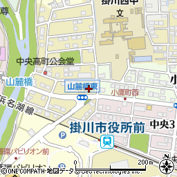 眼鏡市場掛川店周辺の地図