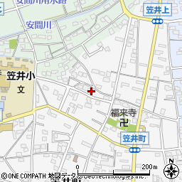静岡県浜松市中央区笠井町423周辺の地図