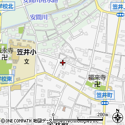 静岡県浜松市中央区笠井町431周辺の地図