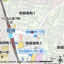 セブンイレブン豊中曽根東町店周辺の地図