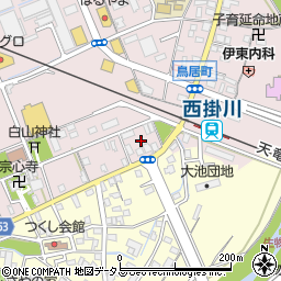 静岡県掛川市大池3066周辺の地図