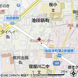 大阪建設労働組合寝屋川支部周辺の地図