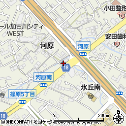 兵庫県加古川市加古川町河原199周辺の地図