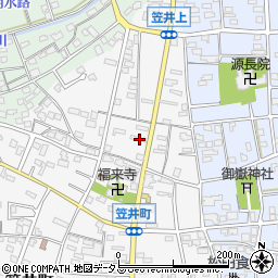 静岡県浜松市中央区笠井町238周辺の地図