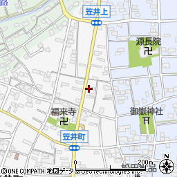 静岡県浜松市中央区笠井町170周辺の地図