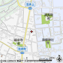 静岡県浜松市中央区笠井町172周辺の地図