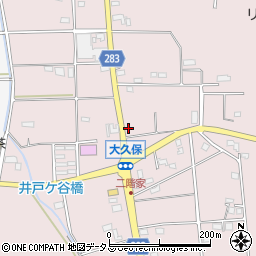静岡県磐田市大久保310周辺の地図