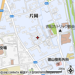 静岡県榛原郡吉田町片岡2008周辺の地図