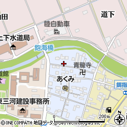 愛知県豊橋市飽海町8周辺の地図