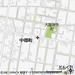 静岡県浜松市中央区中郡町1405周辺の地図