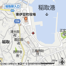 伊豆漁協　稲取支所・製氷部周辺の地図