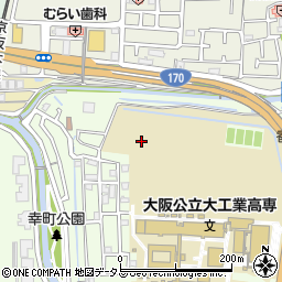 大阪府寝屋川市幸町周辺の地図