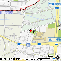 静岡県浜松市中央区笠井町1074周辺の地図