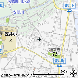 静岡県浜松市中央区笠井町424周辺の地図