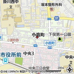 静岡県掛川市小鷹町98周辺の地図
