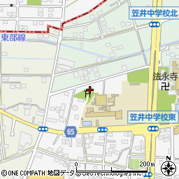 笠井キリスト福音教会周辺の地図