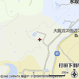 京都府京田辺市打田友谷40周辺の地図