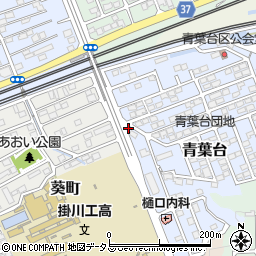 静岡県掛川市青葉台8周辺の地図