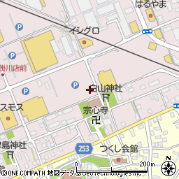 静岡県掛川市大池周辺の地図