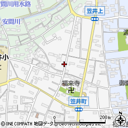 静岡県浜松市中央区笠井町408周辺の地図