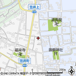 静岡県浜松市中央区笠井町20周辺の地図