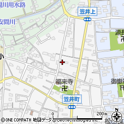静岡県浜松市中央区笠井町379周辺の地図