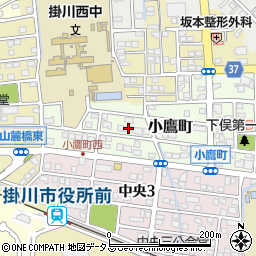 静岡県掛川市小鷹町152周辺の地図