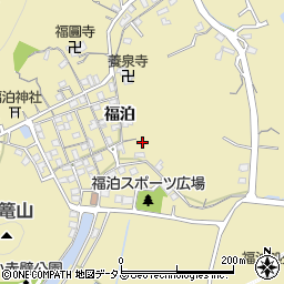 兵庫県姫路市的形町福泊周辺の地図