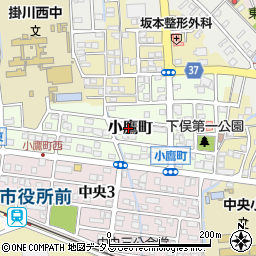 静岡県掛川市小鷹町96周辺の地図