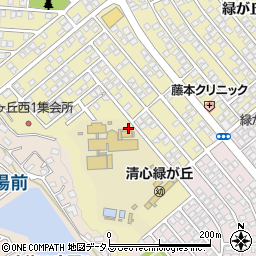 兵庫県三木市緑が丘町西1丁目周辺の地図