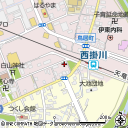 静岡県掛川市大池3067周辺の地図